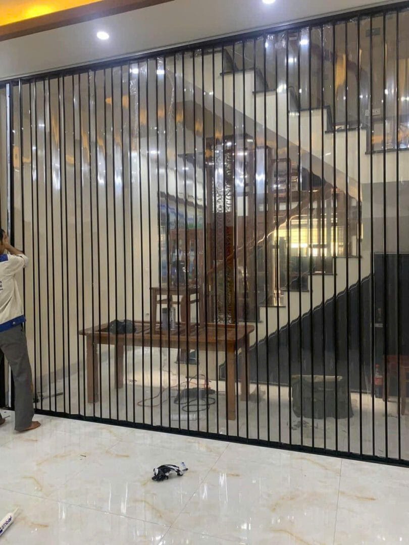 Cửa xếp lá nhựa